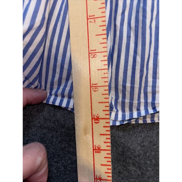 Crewcuts J. Crew Girls 4 Dress Ruffle Sleeve Striped Ric Rac Tiered EUC - Picture 6 of 7